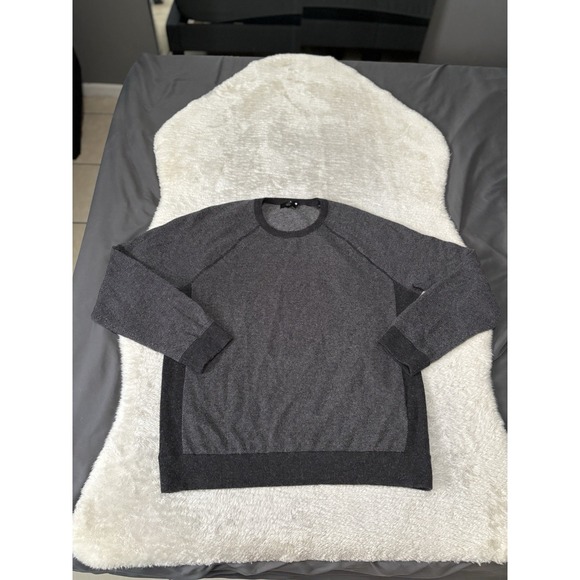 Vince Mens Crewneck Wool Cashmere Gray Sweater Size XL - Picture 1 of 7